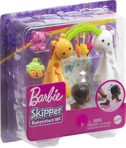 Barbie Skipper Babysitters Inc. Juego De Gateo Y Tiempo De J