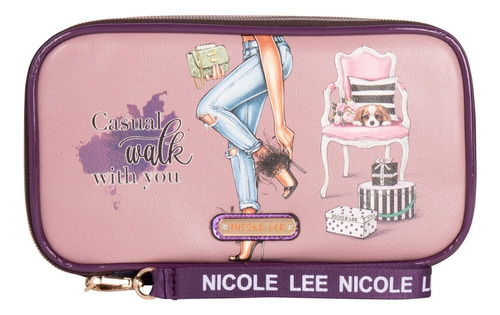 Cosmetiquera Nicole Lee Organizadora Estampada Ss23 Color Casual Walk
