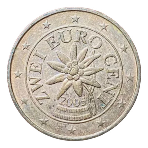 Moneda 2 Céntimos De Euro Austria 2005 Km 3083 (Usado)