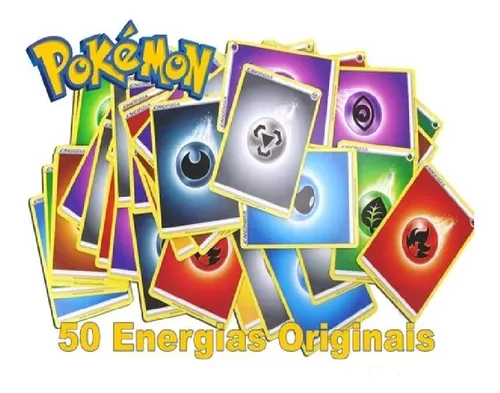 20 Lindas Cartas Pokémon Tipo Fada Sem Repetição + 1 Energia