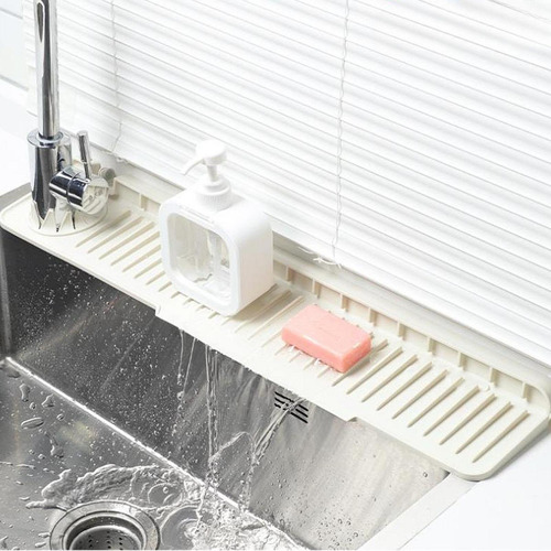 Silicona Fregadero De Grifo Alfabetado Tapón De Beige