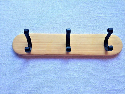 Perchero De Madera De Pared. Nuevo. 47 Cms Largo X 9 Ancho