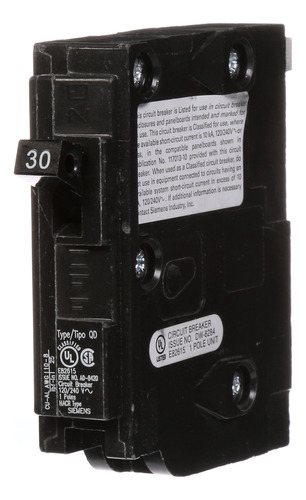 Interruptor Termomagnético Siemens 1 Polo 30a D130ee