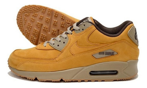 Zapatillas Hombre Mujer Nike Air Max 90 Cafe / Sneakerbox | Mercado Libre