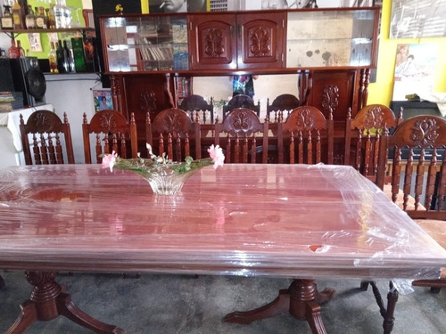 Muebles En Madera Tallados Caoba Comedor No Sofa Casa Sala