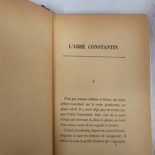 L ´ Abbe Constantin Ludovic Halevy En Frances Tapa Dura
