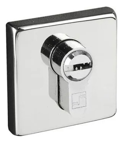 Roseta Quad Inox Polido Para Cilindro Multiponto Fortezza