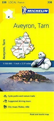 Mapa Local Aveyron, Tarn, De Varios Autores. Editorial Michelin España Portugal S.a. En Francés