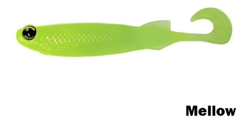 Isca Artificial Soft Bass Monster 3x E-shad 12cm 5 Unidades Cor Cor - Mellow