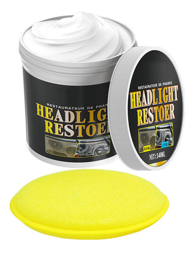 Removedor Amarillo De Faros Delanteros Limpiador De Faros De