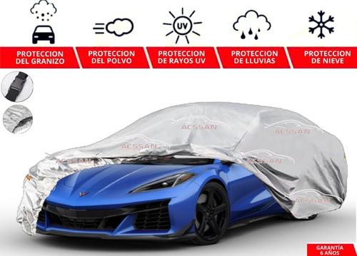 Cobertura Impermeable Lyc Con Broche Corvette Z06 2022