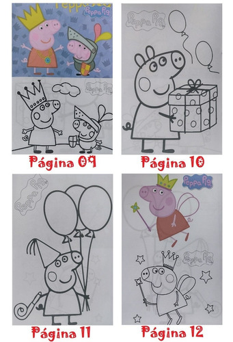 Imagen 9 de 10 de 30 Libros P/ Colorear 16 Páginas + Plancha Stickers A Pintar