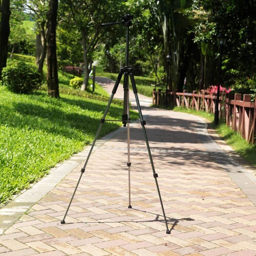 Tripé Fotográfico Em Alumínio Câmeras E Iluminação - 1,50m