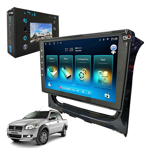 Central Multimidia Octacore 2+32gb Strada 2013-2019 4g Voz