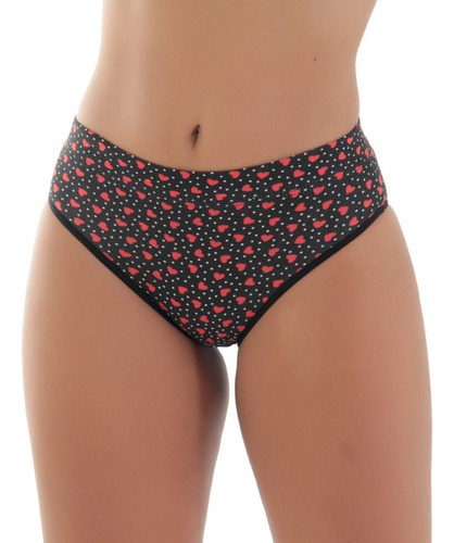 Imagem 10 de 10 de Lingerie Algodão Kit 3 Segura Barriga Frete Grátis