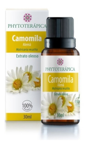 Oleo Vegetal De Camomila Alema 100% Puro Phytoterapica 30ml