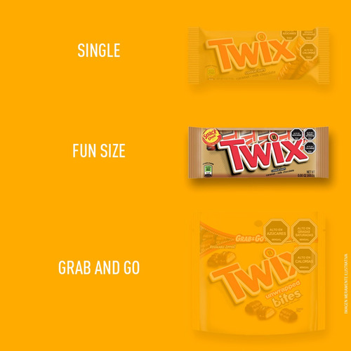 Twix Barra De Chocolate Leche Y Galleta Fun Size 93g X 6un.