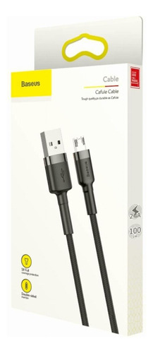 Baseus Cafule Cable Micro 2.4a 1m Gris