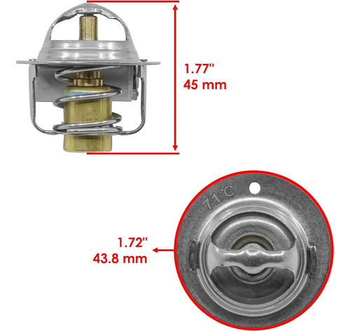 Termostato Caltric Kawasaki Kfx450 R