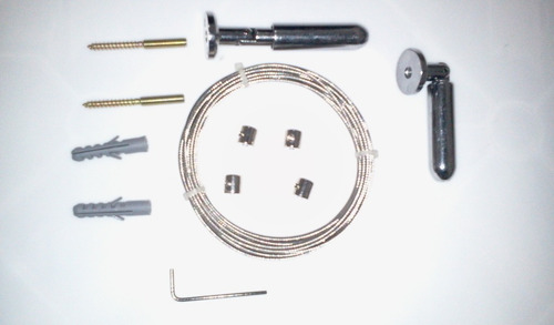 Kit Cabo E Suporte Articulado Com Esticador 5m Cromado