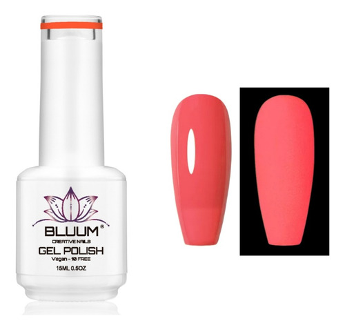 Esmalte Permanente Bluum Brillan En La Oscuridad Gd01 15ml