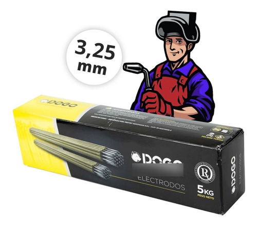 Electrodo Dogo 6013 Punta Azul 3,25mm X 5 Kilos