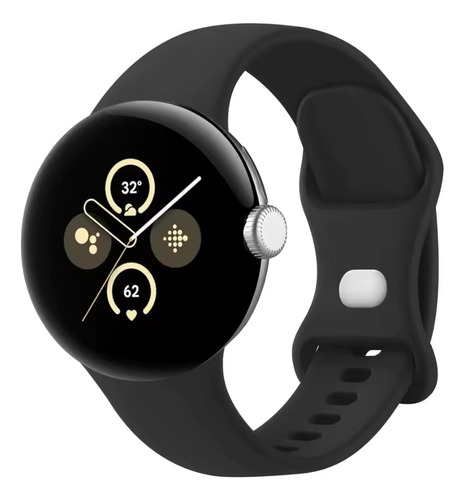 Malla Silicona Generica Reloj Google Pixel Watch 1/2 Y3/41mm 41-03-gris S 1.8 Cm