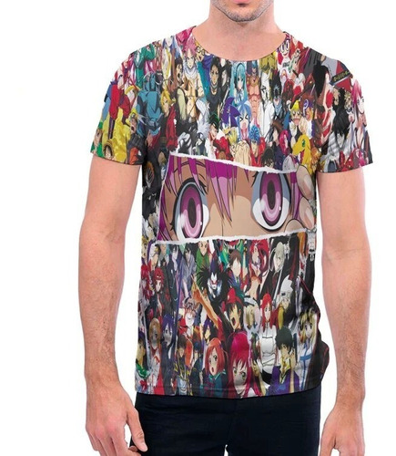 Polera Anime, Diseños Unisex. All Over Print