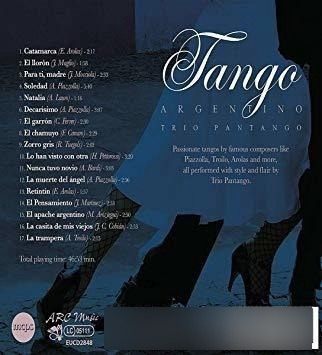 Trio Pantango Tango Argentino Usa Import Cd .-&&·