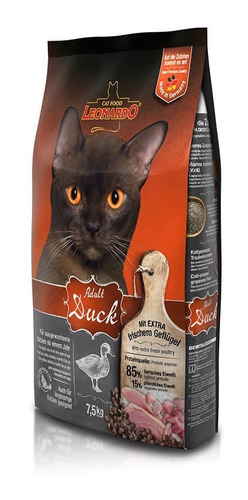 Leonardo Adult Duck Alimento Gatos 7,5 Kg