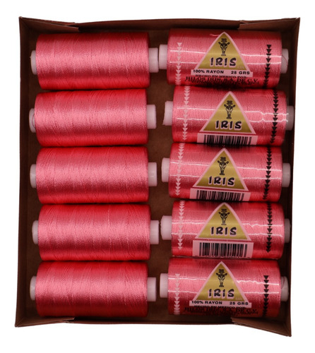 Caja Seda Amarilla Hilosiris (caja Con 10 Tubos De 25gr C/u) 904