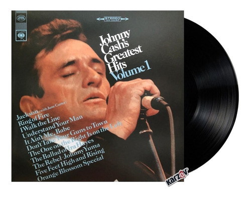 Johnny Cash Greatest Hits Volume 1 Vinilo Nuevo Lp