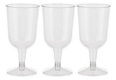 Copas Verres A Vin En Plastico Paquete X6 Und