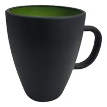 Comprar Tazas De Vidrio Cafe Te Durax Taza Bicolor Armonia 360 Ml Color Verde Armonia Bicolor
