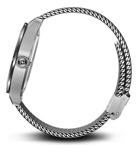 Victorinox, Reloj, Swiss Army Quartz, 42 Mm, Plata Plata Plata Negro