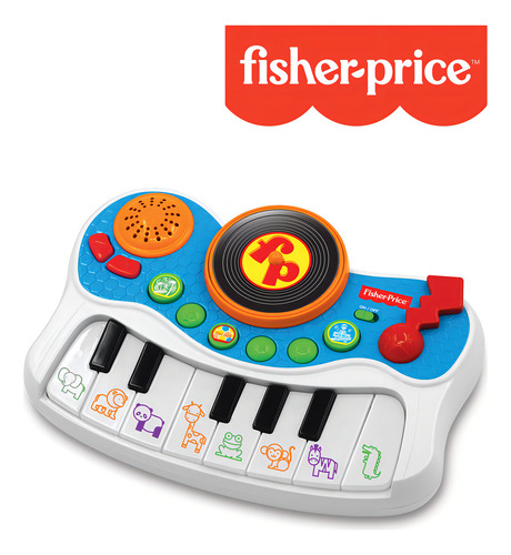 Fisher-price Piano Electrónico Musical Para Niños, Instrumento Musical, Juguete Educativo, Juguete Musical Interactivo, Niños Pequeños, A Partir De 3 Años