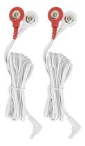 Comprar 2.35 Mm - Broche 3.5 Mm Cables De Electrodos Masajeador Tens