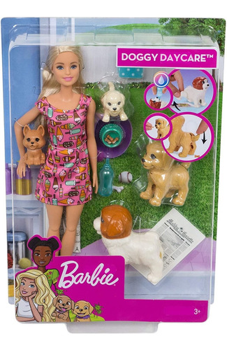 Barbie Guarderia De Perritos Doggy Daycare Original Mattel 