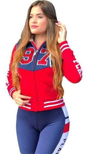 Moletom Dupla Face Vermelho Letreiro 97 Paete Planet Girls