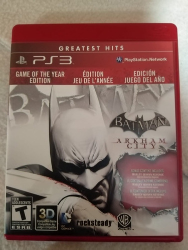 Batman Arkham City Ps3 Original Físico (Usado)
