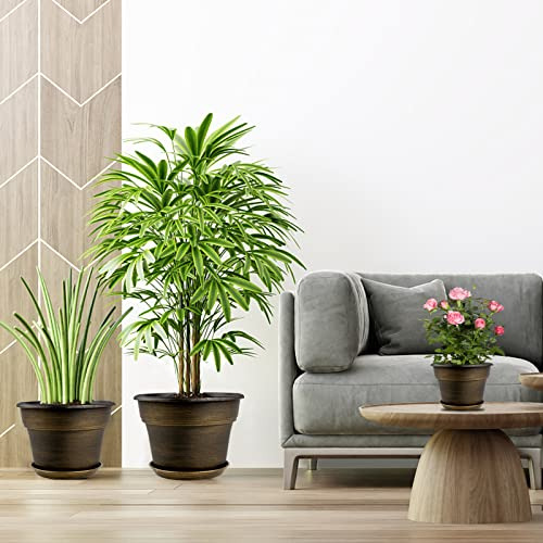 Maceta Con 4 Jardineras De 11 Pulgadas, Maceta De Plástico P