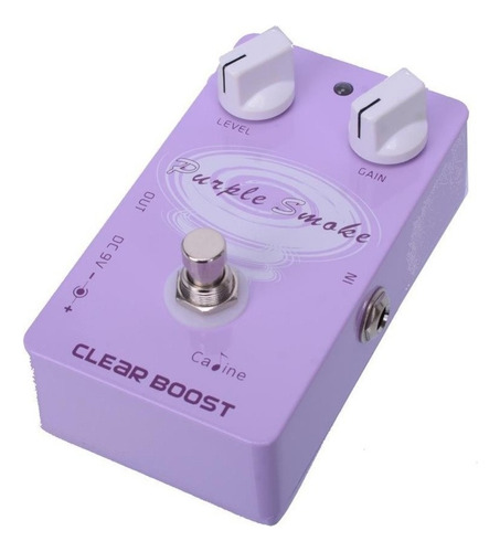 Pedal Guitarra Booster Purple Smoke Caline Mejor Que Joyo Color Morado