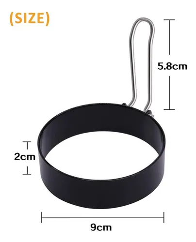 Anillos Antiadherentes De Acero Inoxidable Para Cocinar Huev