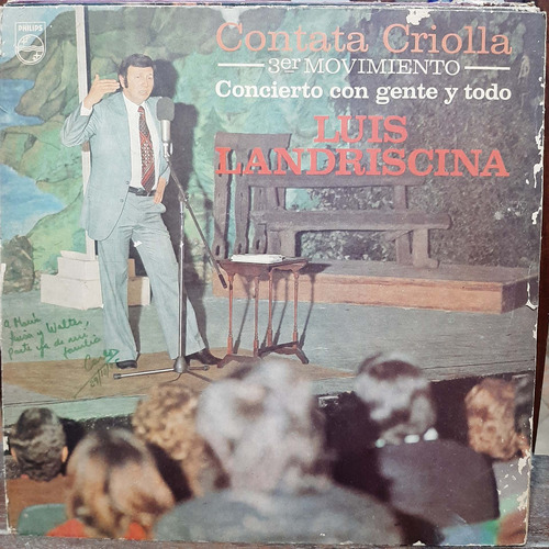 Vinilo Luis Landriscina Cantata Criolla 3 Movimiento F5