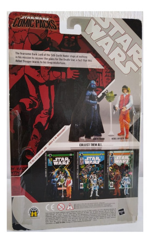 Darth Vader Y Rebel Officer Star Wars Comic Pack 2006 (Usado)