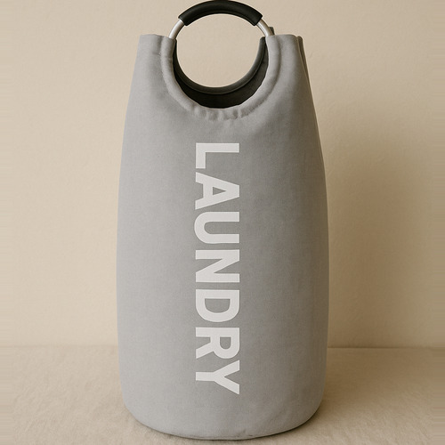Cesto De Ropa Sucia Laundry Gris Lisa