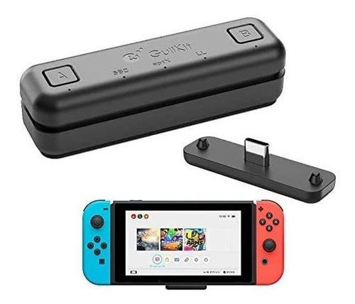 Imagen 1 de 4 de Route Air Nintendo Switch Adaptador Audio Bluetooth Gulikit