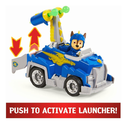 Paw Patrol, Rescue Knights Chase Transforming Toy Car Con