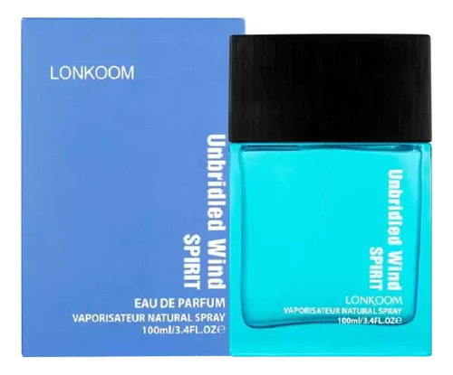 Perfume Lonkoom Unbridled Wind Spirit Eau De Parfum Masculino - 100ml