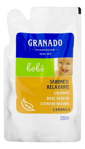 Sabonete Líquido Bebê Camomila Refil 250ml Granado